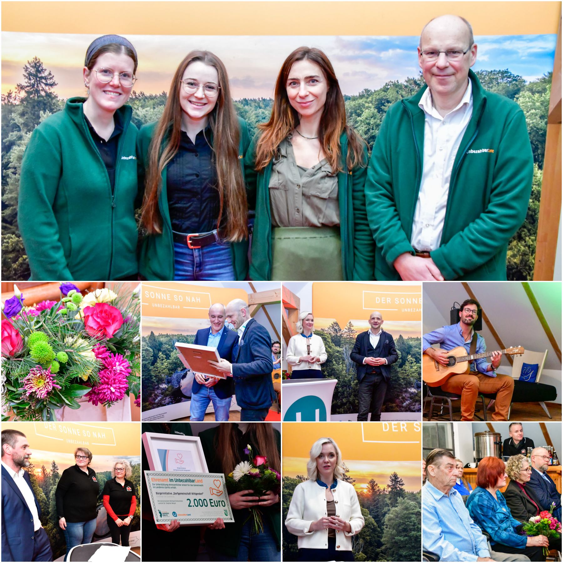 Preisverleihung collage