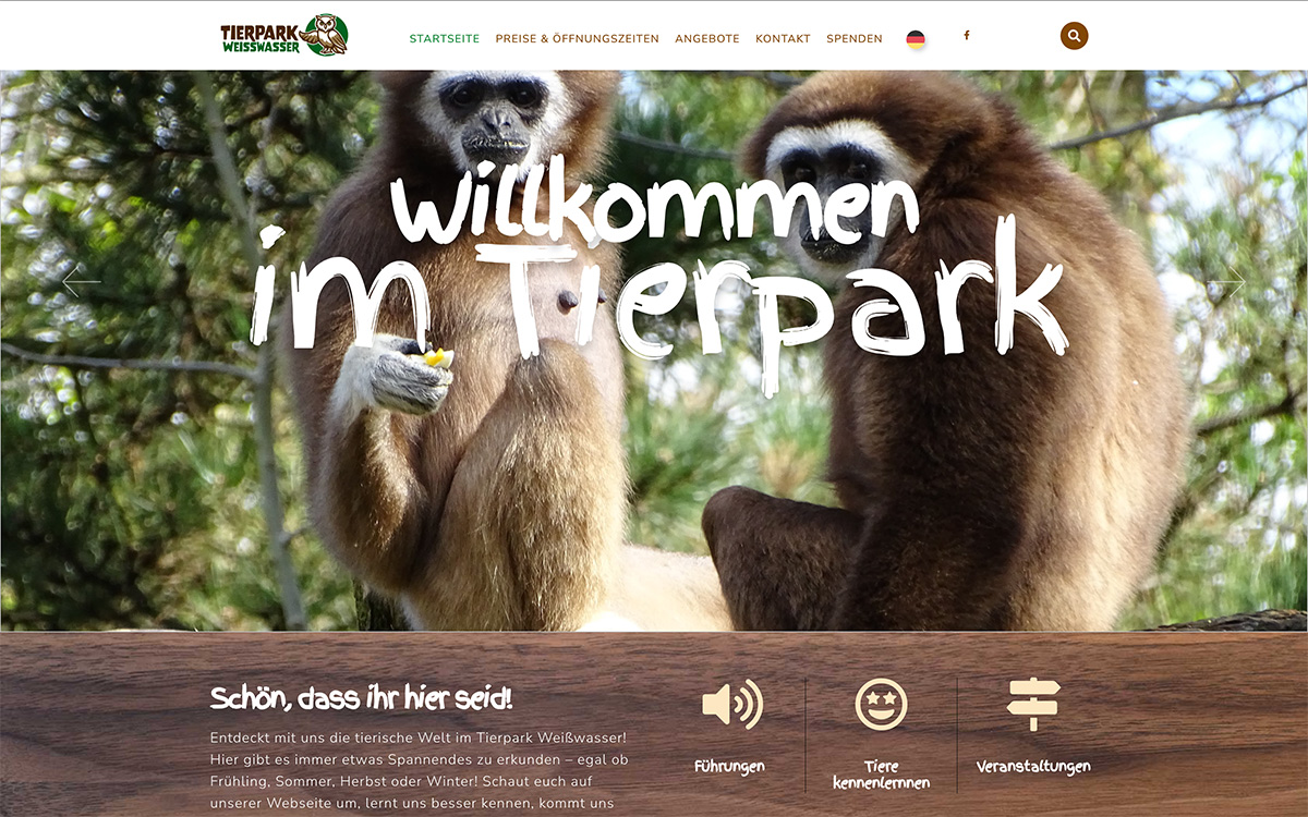 Tierpark WSW Website